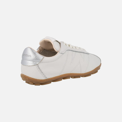 Zapatillas deportivas de piel blanca Nysa 02