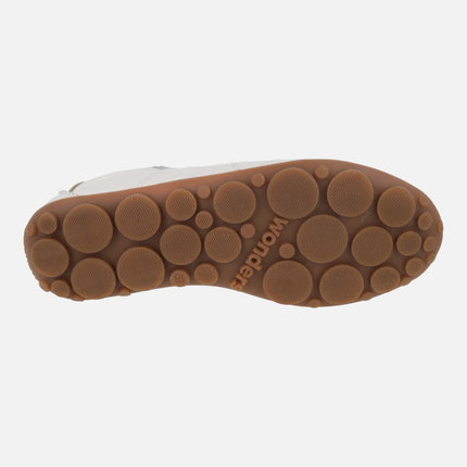 Zapatillas deportivas de piel blanca Nysa 02
