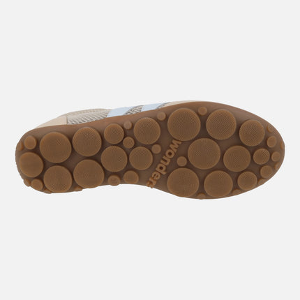 Deportivas de piel y rejilla Nysa 01