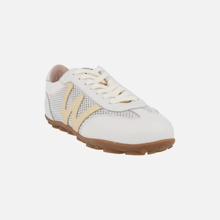Deportivas de piel y rejilla Nysa 01