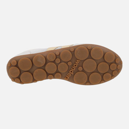 Deportivas de piel y rejilla Nysa 01