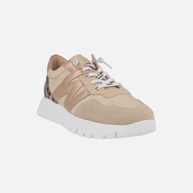 Zapatillas deportivas Odisei 00 con talón en animal print