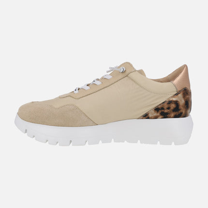 Zapatillas deportivas Odisei 00 con talón en animal print