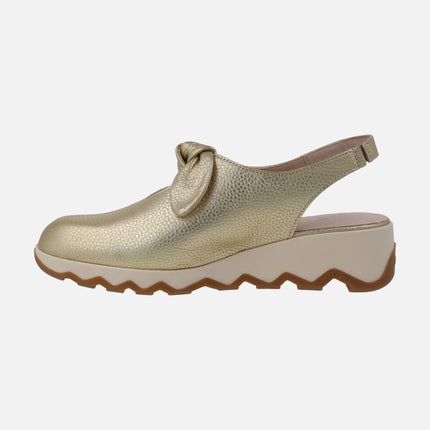 Zapatos de piel destalonados con lazo Simon 02
