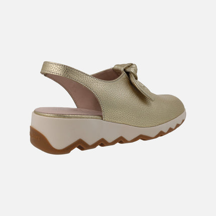 Zapatos de piel destalonados con lazo Simon 02