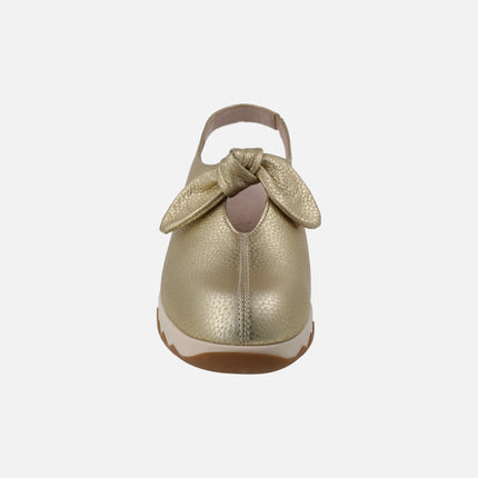 Zapatos de piel destalonados con lazo Simon 02