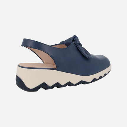 Zapatos de piel destalonados con lazo Simon 02