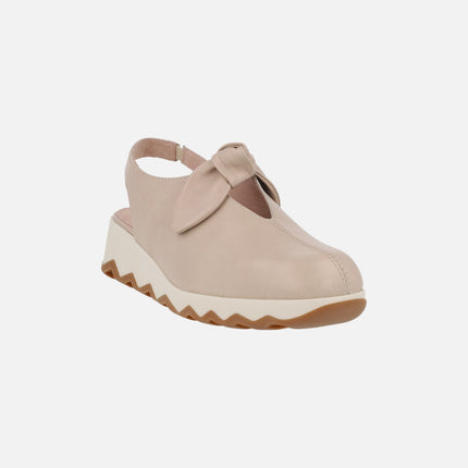 Zapatos de piel destalonados con lazo Simon 02