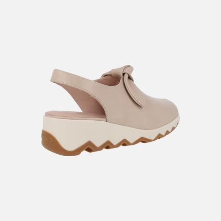 Zapatos de piel destalonados con lazo Simon 02