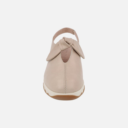 Zapatos de piel destalonados con lazo Simon 02