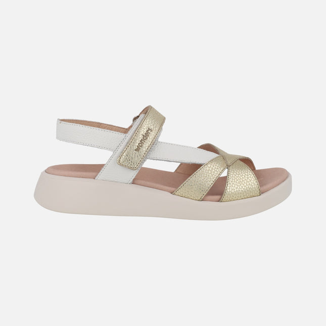 Sandalias de piel con cierre de velcro Mar 52