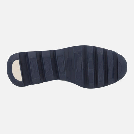 Mocasines de piel charol con suela dentada Simon 20