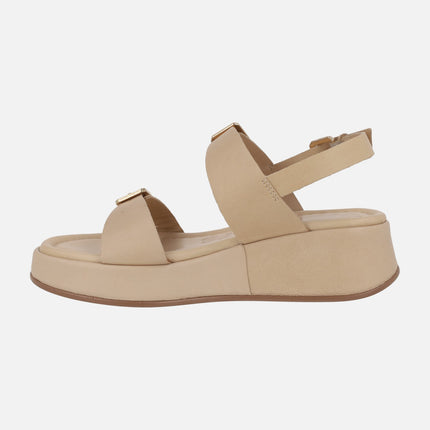 Sandalias de piel con plataforma Yuna 57