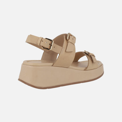 Sandalias de piel con plataforma Yuna 57