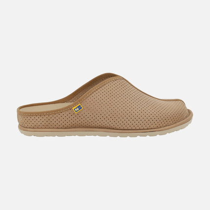 Zapatillas de casa descalzas para hombre en tejido perforado
