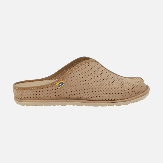 Zapatillas de casa descalzas para hombre en tejido perforado