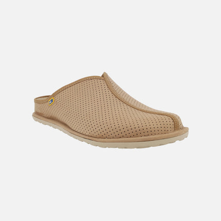 Zapatillas de casa descalzas para hombre en tejido perforado