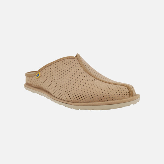 Zapatillas de casa descalzas para hombre en tejido perforado