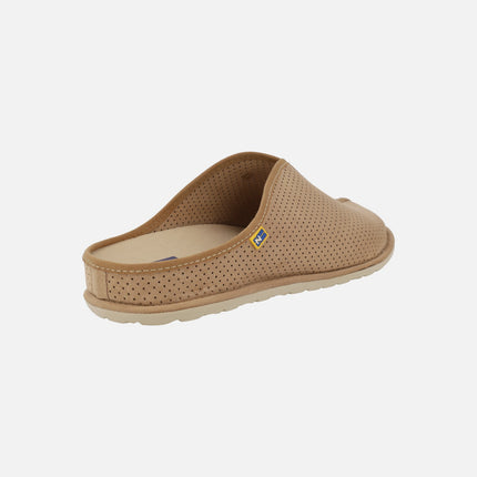 Zapatillas de casa descalzas para hombre en tejido perforado