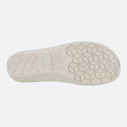Women's House Slippers with Blue Plaid Print