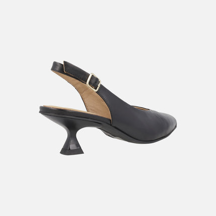 Elba slingback pumps with low heel
