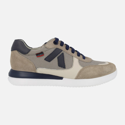 Men's sports shoes in stone combination Moses-2
