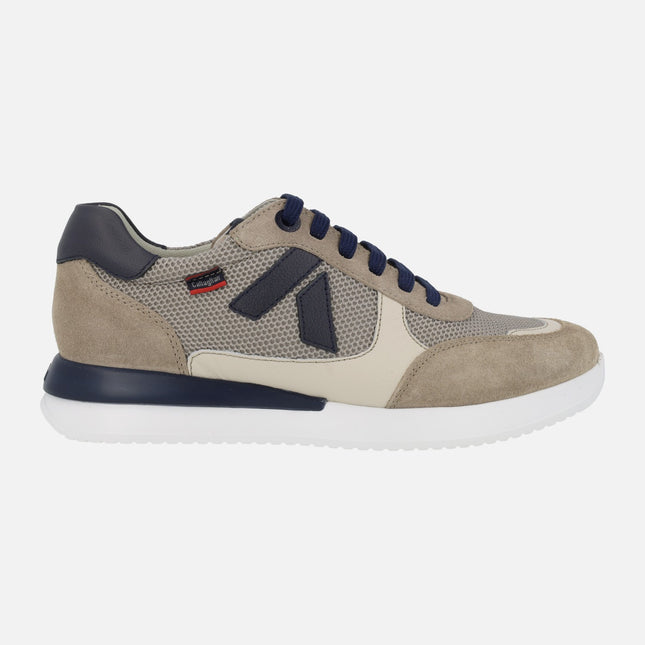 Men's sports shoes in stone combination Moses-2
