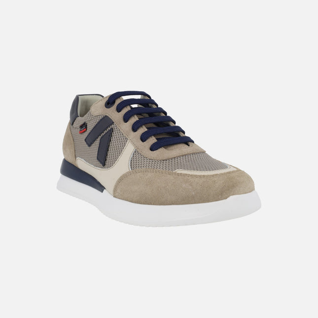 Men's sports shoes in stone combination Moses-2