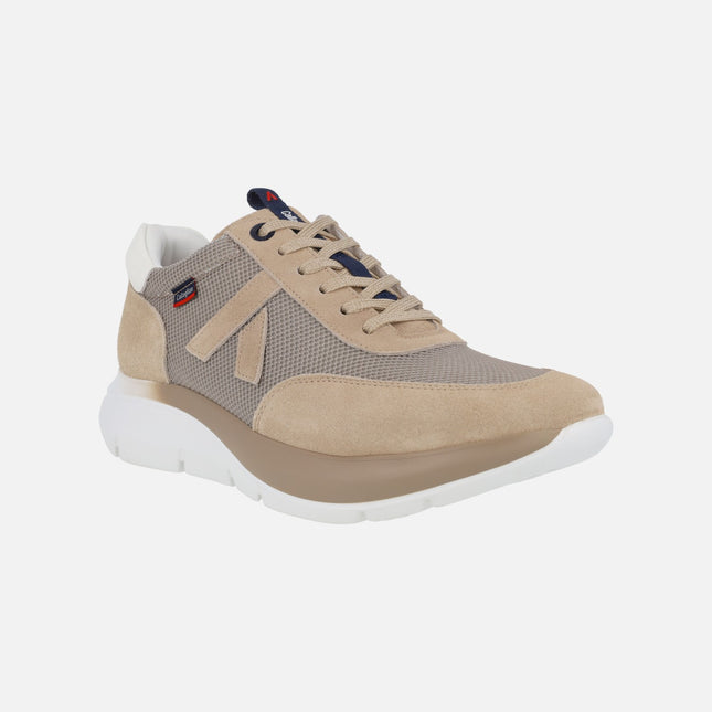 Algoritmo men's sneakers in beige combination