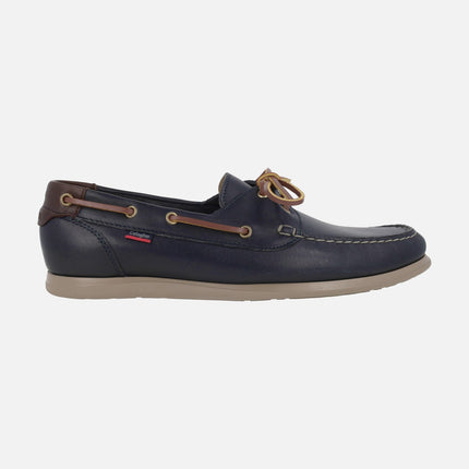 Náuticos de piel para hombre con suela Extralight Newport