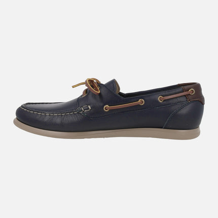 Náuticos de piel para hombre con suela Extralight Newport