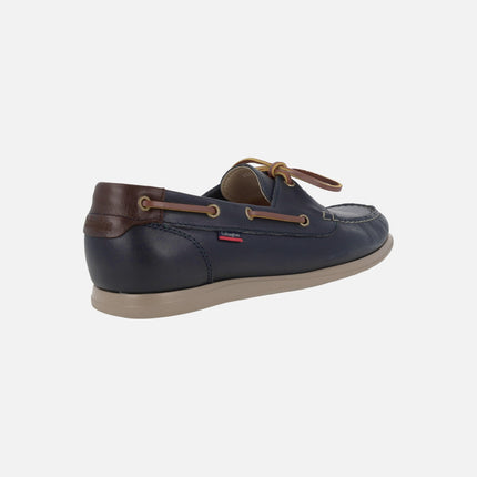 Náuticos de piel para hombre con suela Extralight Newport