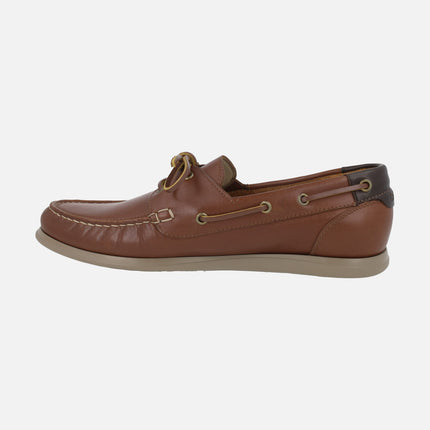 Náuticos de piel para hombre con suela Extralight Newport