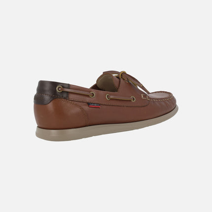 Náuticos de piel para hombre con suela Extralight Newport