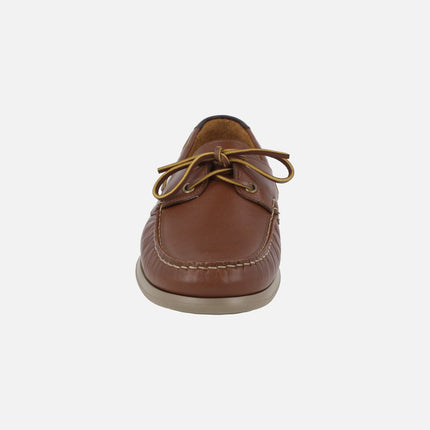 Náuticos de piel para hombre con suela Extralight Newport