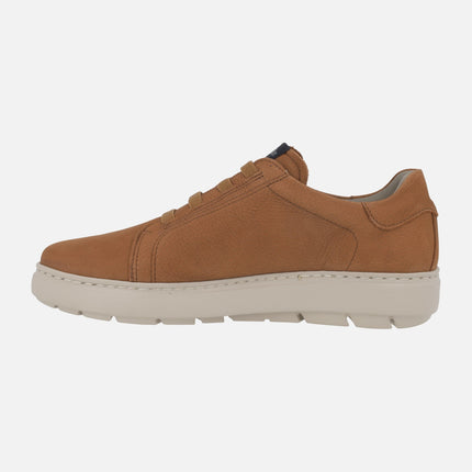 Zapatos deportivos para hombre en nobuck con elásticos Adaptable