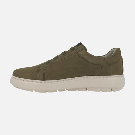 Zapatos deportivos para hombre en nobuck con elásticos Adaptable