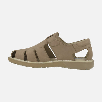 Sandalias semi abiertas para hombre Leban