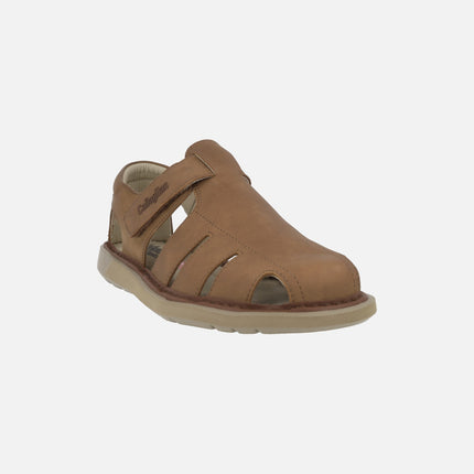 Sandalias semi abiertas para hombre Leban