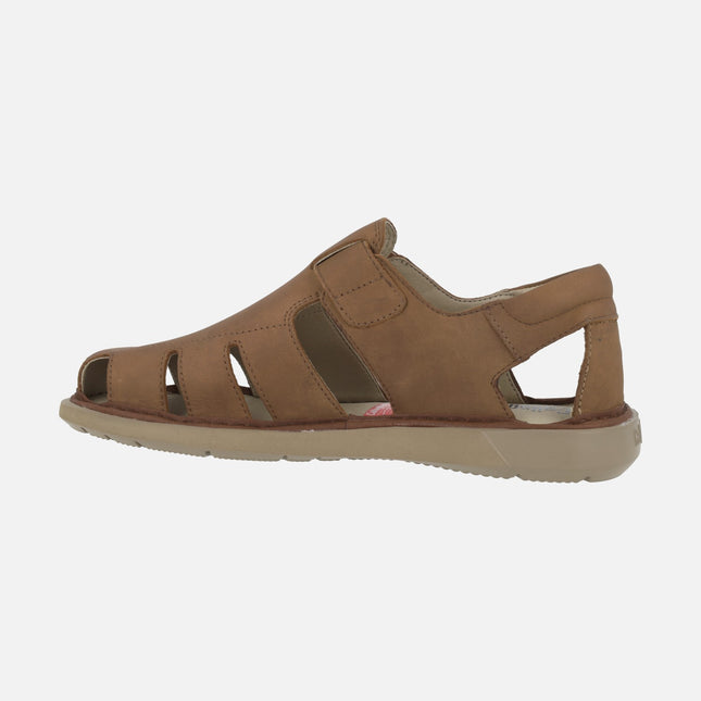 Leban men's semi-open sandals