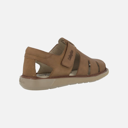 Sandalias semi abiertas para hombre Leban
