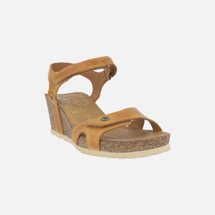 Sandalias de cuña con cierre de velcros Julia
