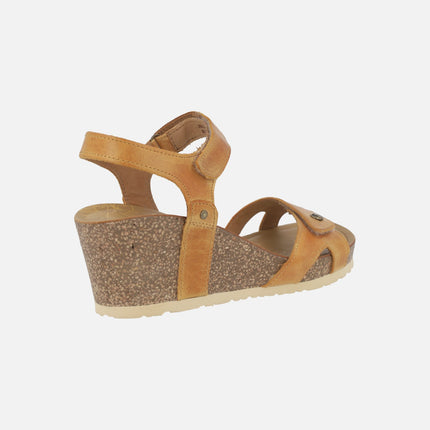 Sandalias de cuña con cierre de velcros Julia