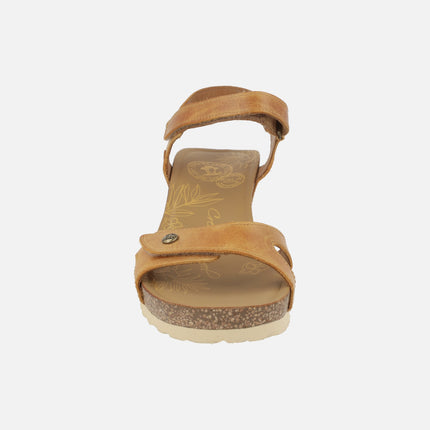 Sandalias de cuña con cierre de velcros Julia