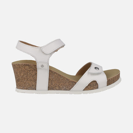 Sandalias de cuña con cierre de velcros Julia