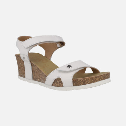 Sandalias de cuña con cierre de velcros Julia