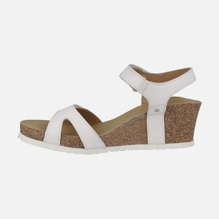 Sandalias de cuña con cierre de velcros Julia