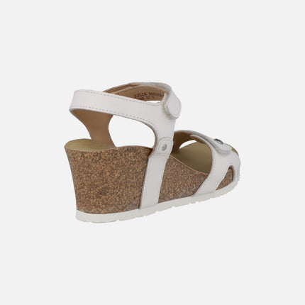 Sandalias de cuña con cierre de velcros Julia