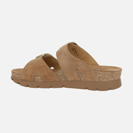 Sandalias destalonadas con adorno de hebillas Shirley