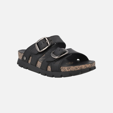 Sandalias destalonadas con adorno de hebillas Shirley